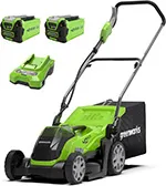 Cortacésped con Mulching Greenworks G40LM35K2X